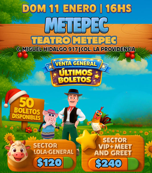 VENTA GENERAL | La Granja de Zenón – Metepec, Estado de México